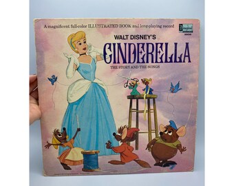 Detail Walt Disney Cinderella Vinyl Record Nomer 51