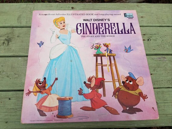 Detail Walt Disney Cinderella Vinyl Record Nomer 54