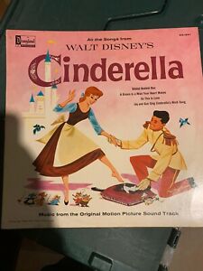 Detail Walt Disney Cinderella Vinyl Record Nomer 6