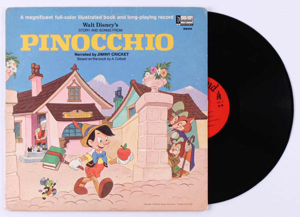Detail Walt Disney Pinocchio Vinyl Nomer 5