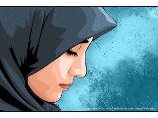 Detail Wanita Berjilbab Menangis Nomer 5