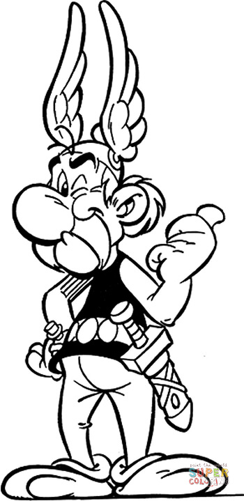 Detail Asterix Ausmalbild Nomer 5