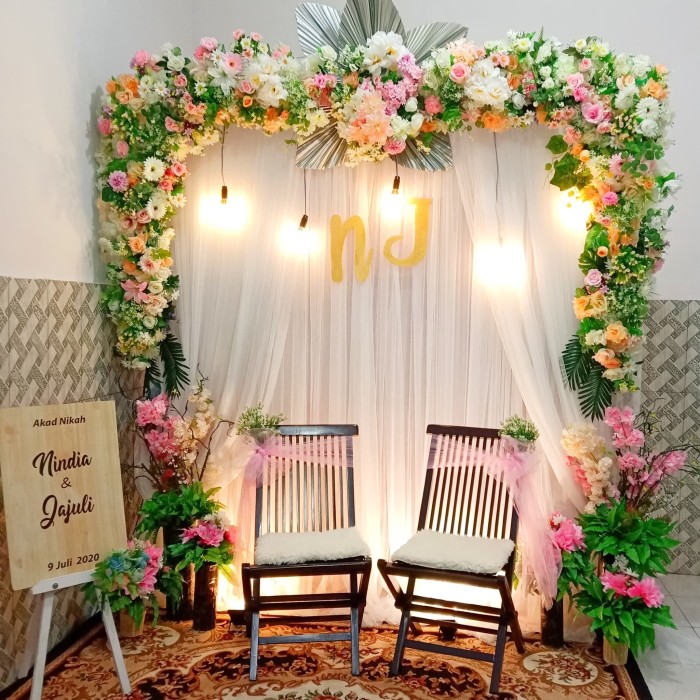 Detail Backdrop Akad Nikah Sederhana Nomer 40