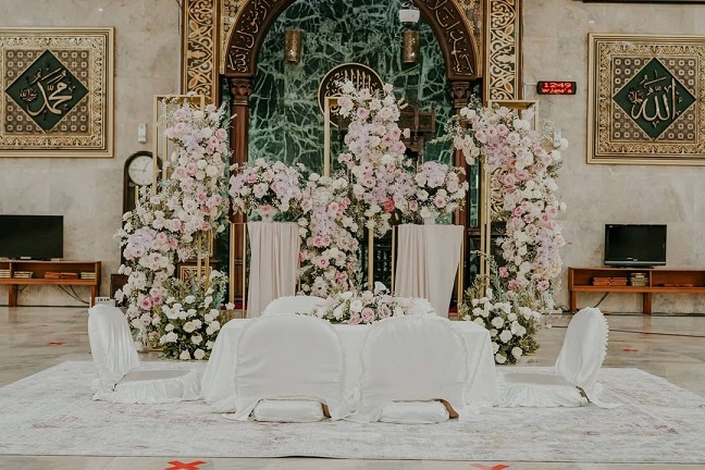 Detail Backdrop Akad Nikah Sederhana Nomer 49