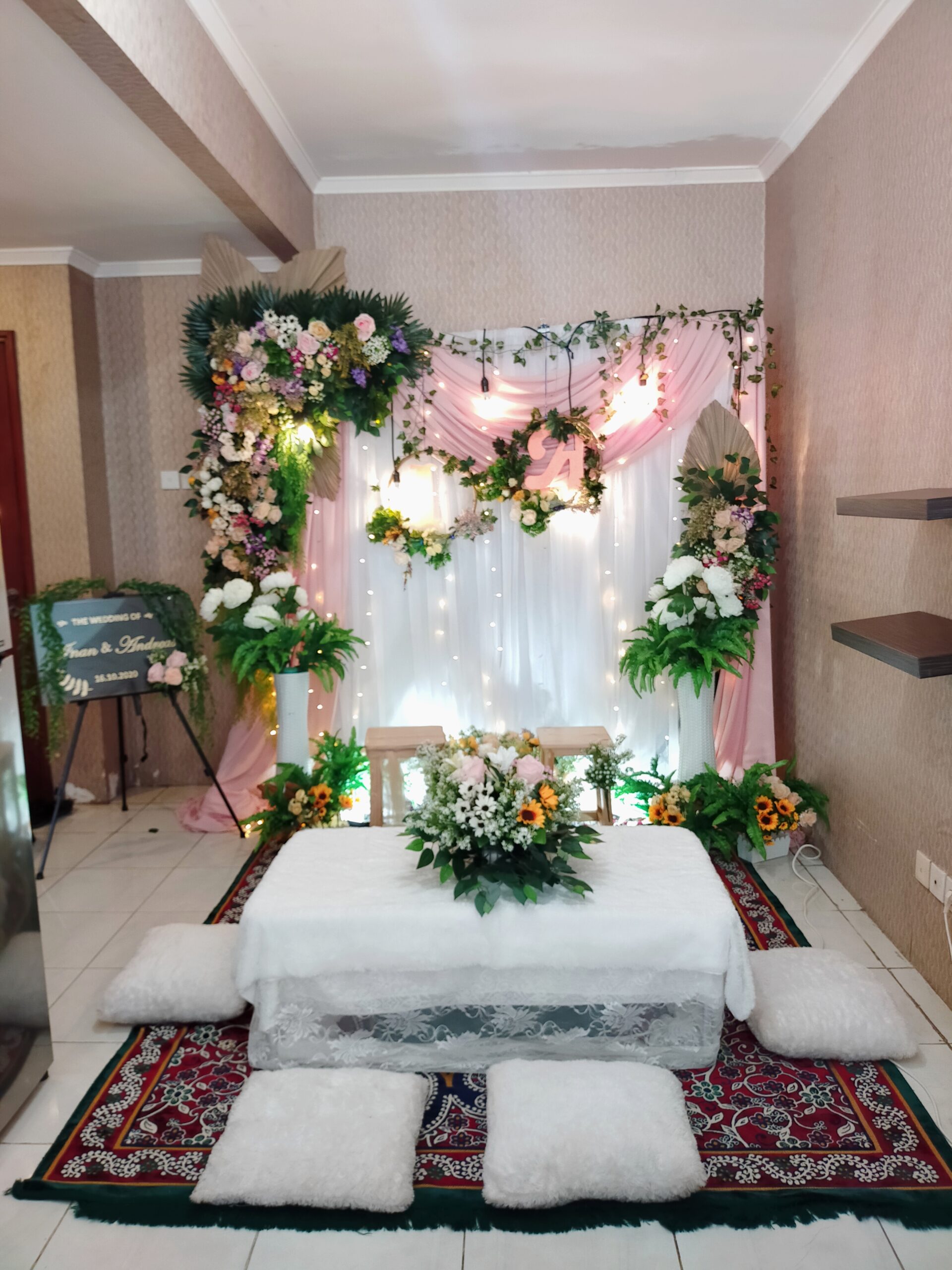 Detail Backdrop Akad Nikah Simple Nomer 47