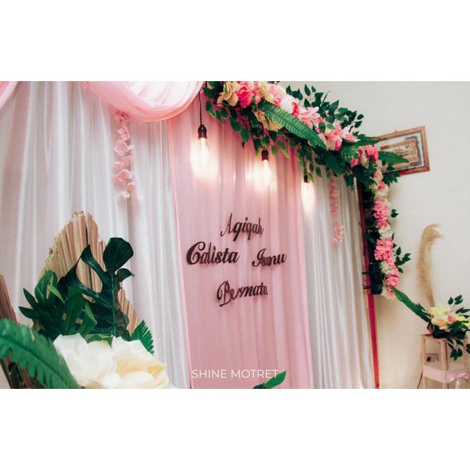 Detail Backdrop Aqiqah Simple Nomer 13