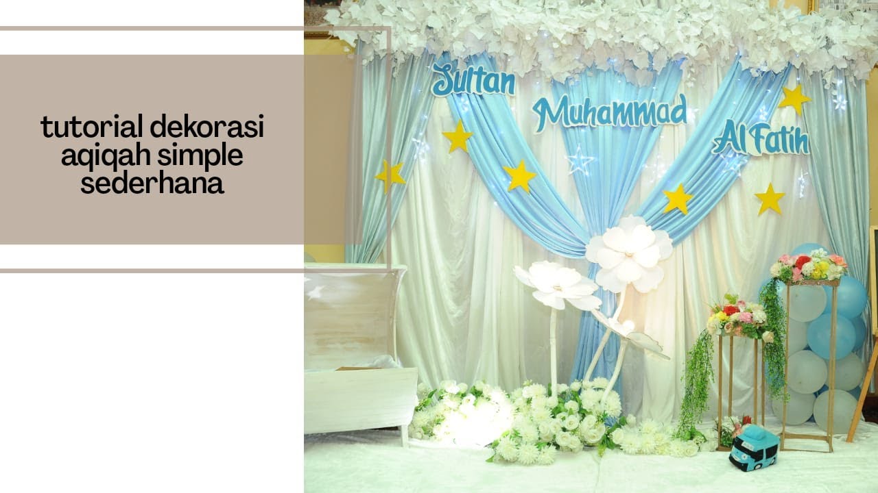 Detail Backdrop Aqiqah Simple Nomer 28