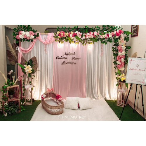 Detail Backdrop Aqiqah Simple Nomer 4