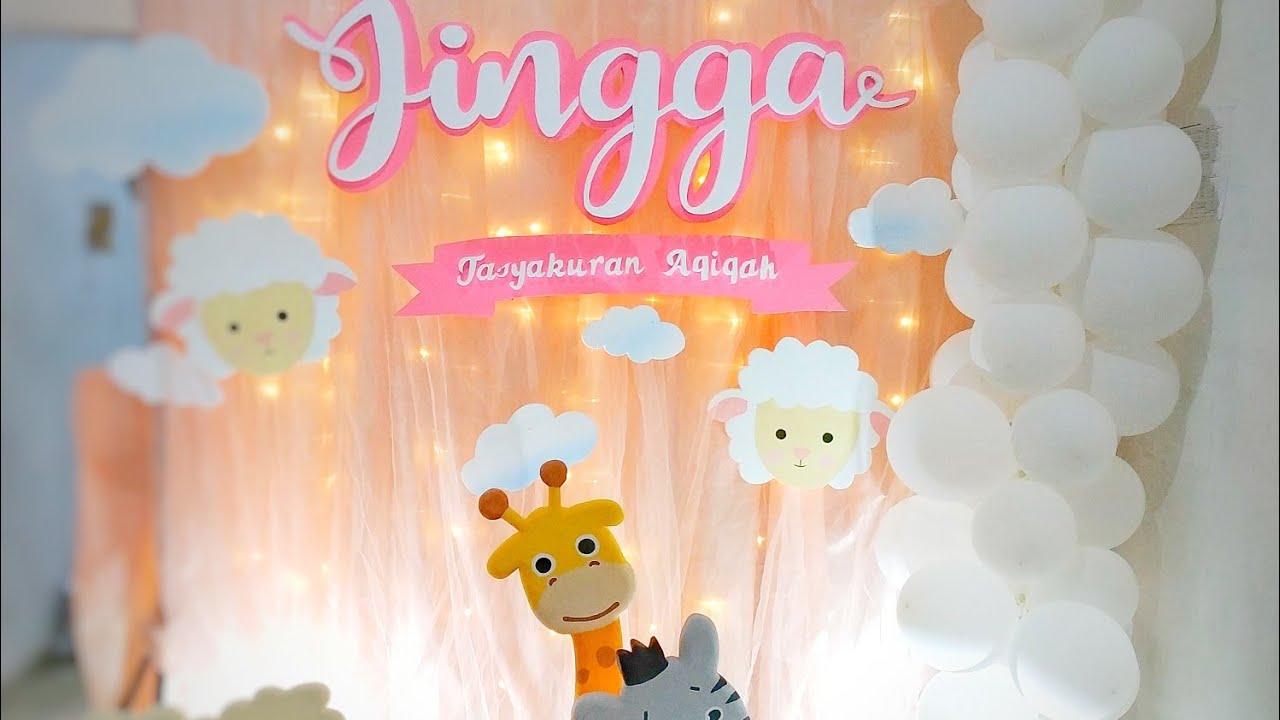 Detail Backdrop Aqiqah Simple Nomer 31