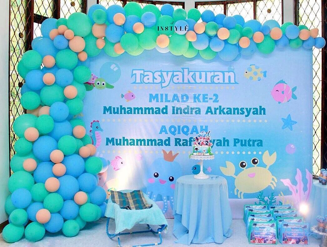 Detail Backdrop Aqiqah Simple Nomer 9