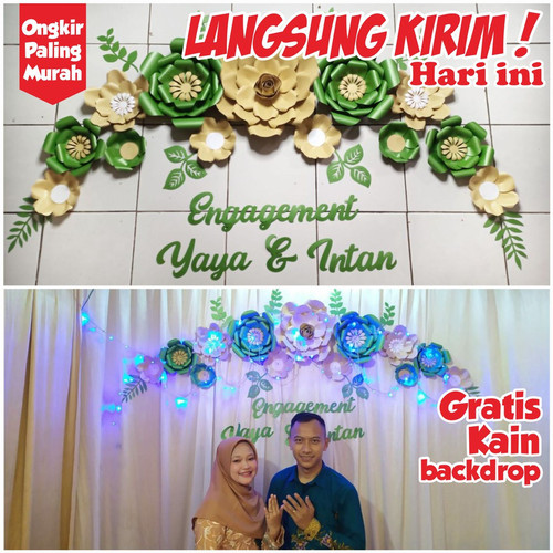 Detail Backdrop Bunga Kertas Nomer 46