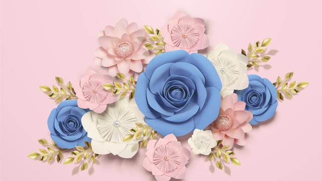 Detail Backdrop Bunga Kertas Nomer 8