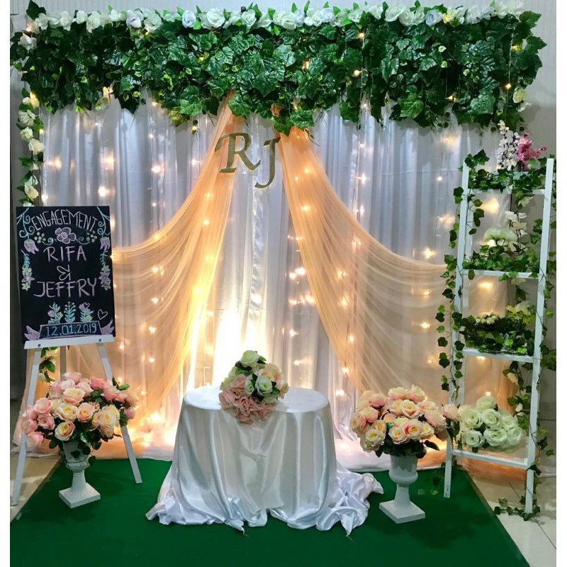 Detail Backdrop Dekor Lamaran Nomer 21