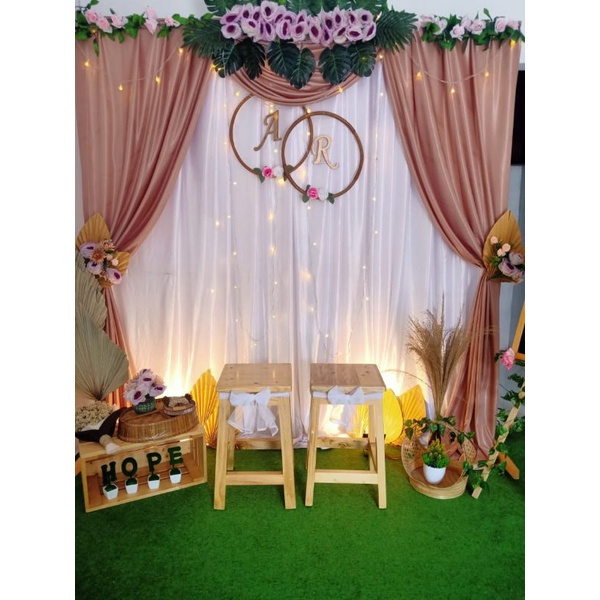 Detail Backdrop Dekor Lamaran Nomer 4