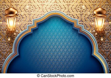 Detail Backdrop Design High Resolution Islami Nomer 24