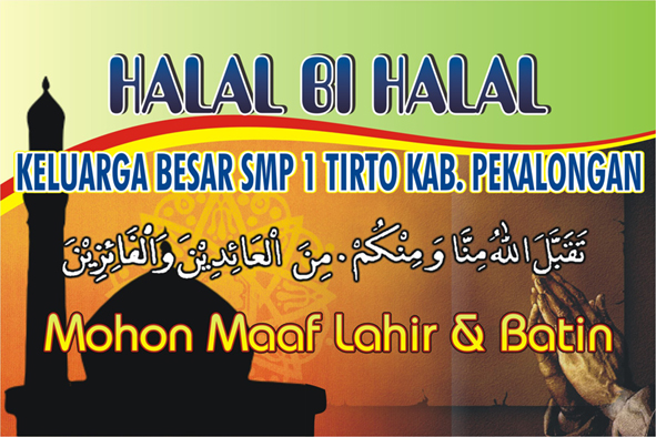 Detail Backdrop Halal Bihalal Cdr Nomer 45