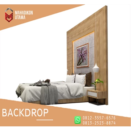 Detail Backdrop Kamar Nomer 19