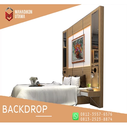 Detail Backdrop Kamar Nomer 29