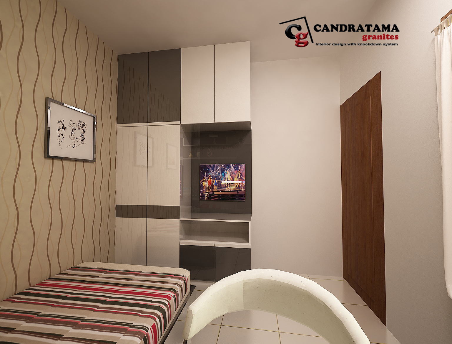 Detail Backdrop Kamar Nomer 49