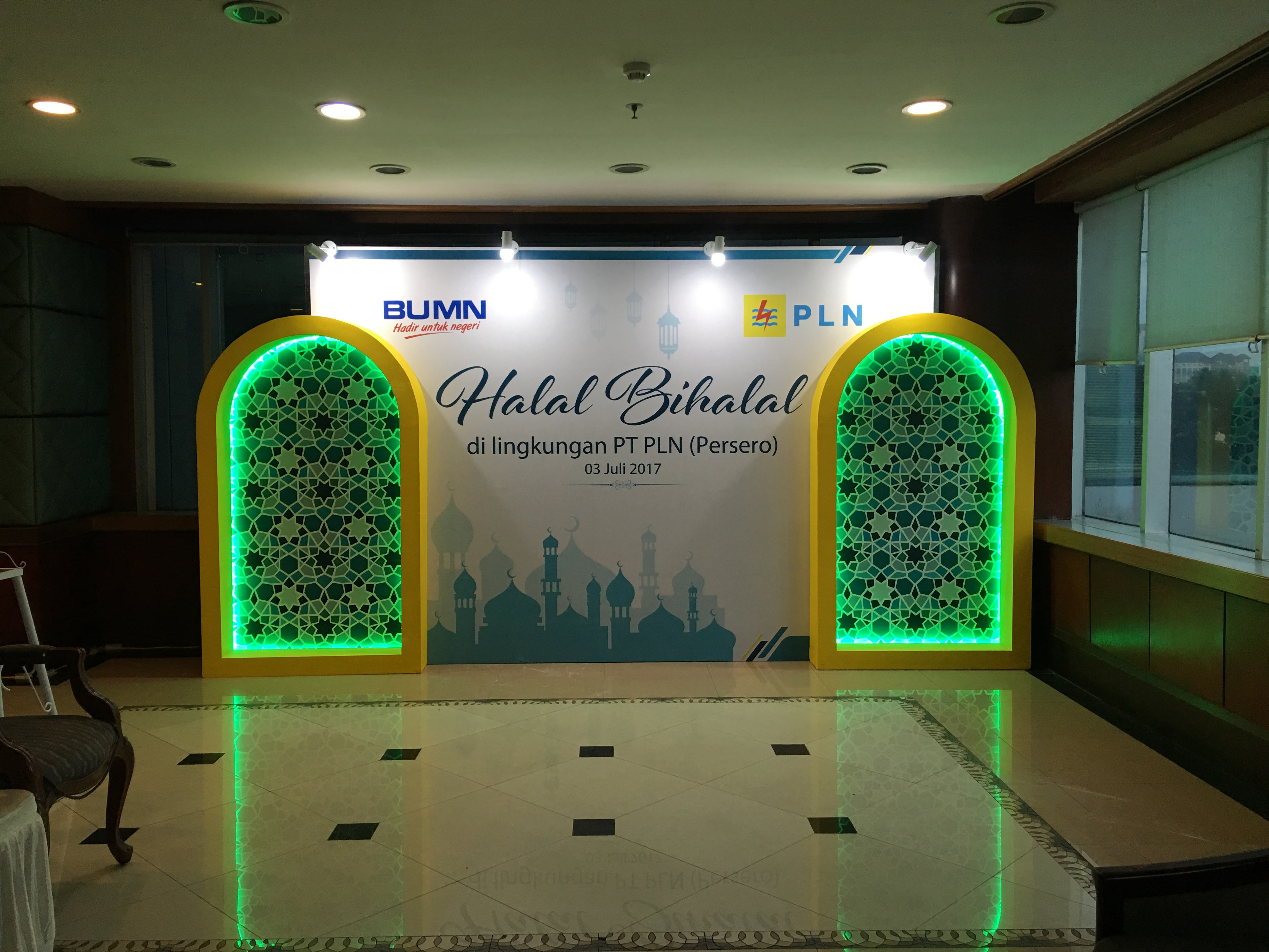 Detail Backdrop Panggung Halal Bihalal Nomer 5