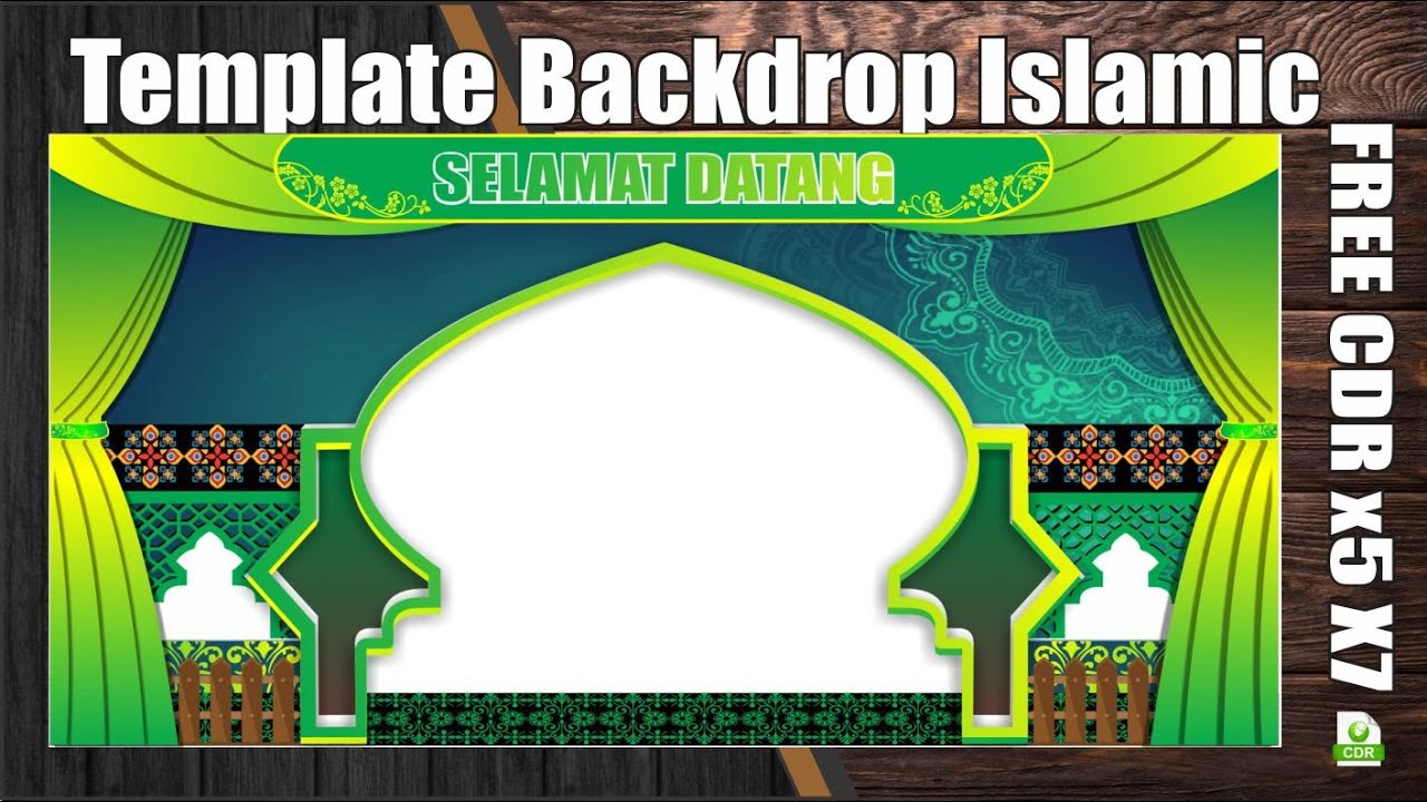 Detail Backdrop Panggung Islami Nomer 16