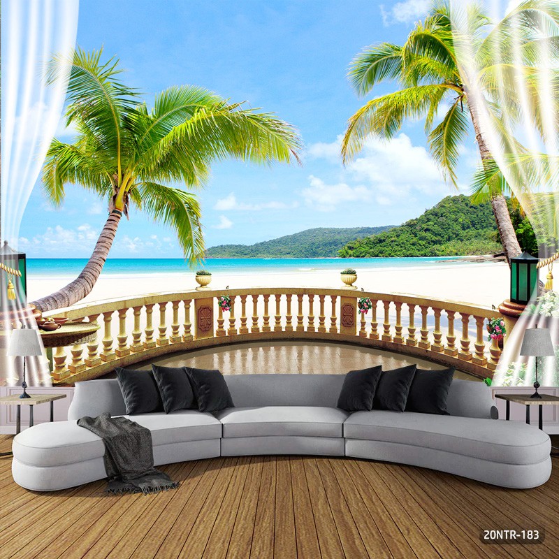 Detail Backdrop Pantai Nomer 21