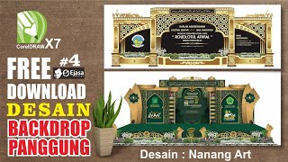 Detail Backdrop Pengajian Cdr Nomer 10