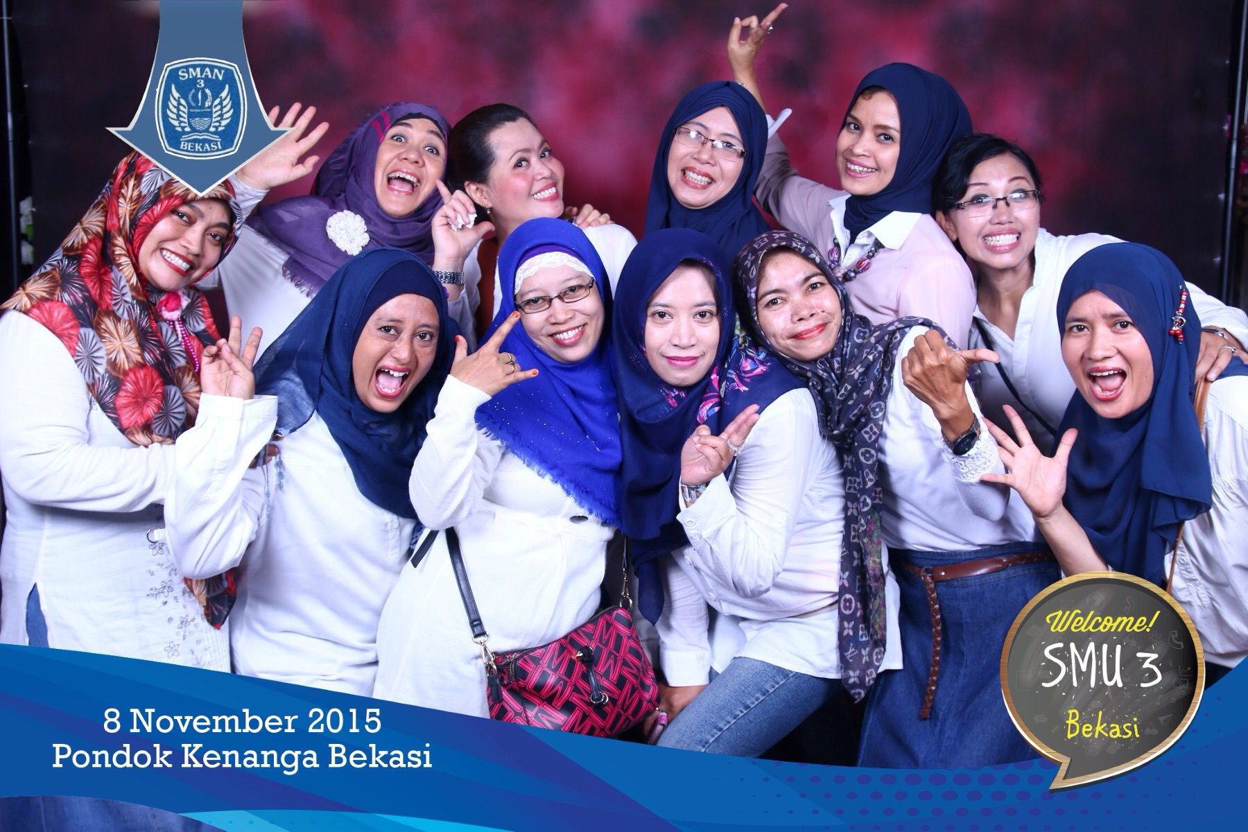 Backdrop Photo Booth Reuni - KibrisPDR