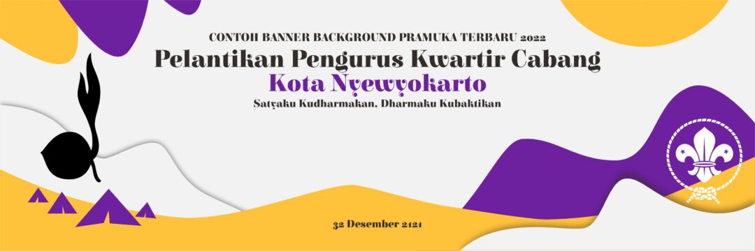 Detail Backdrop Pramuka Nomer 7