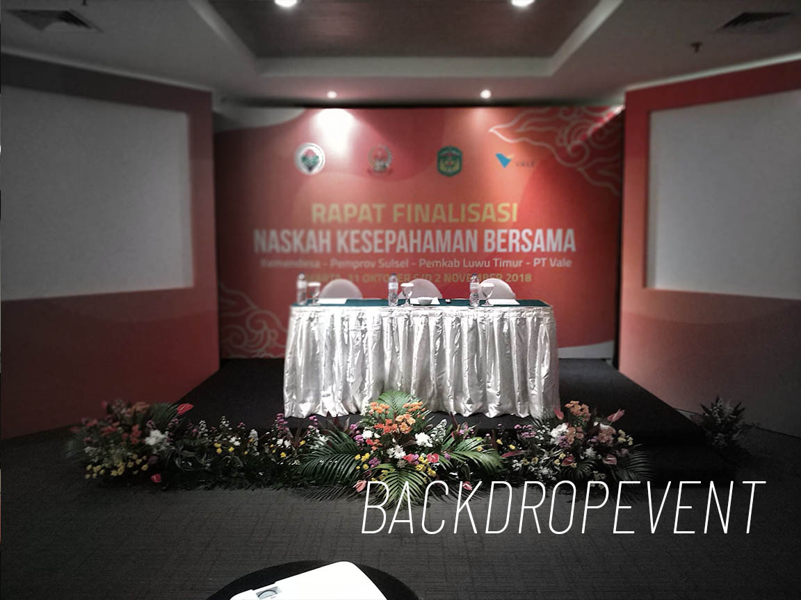 Backdrop Rapat - KibrisPDR