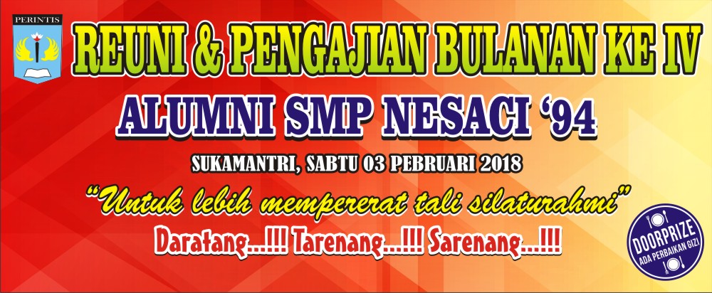 Detail Backdrop Reuni Smp Nomer 54