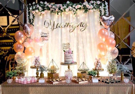 Detail Backdrop Sweet Seventeen Nomer 2