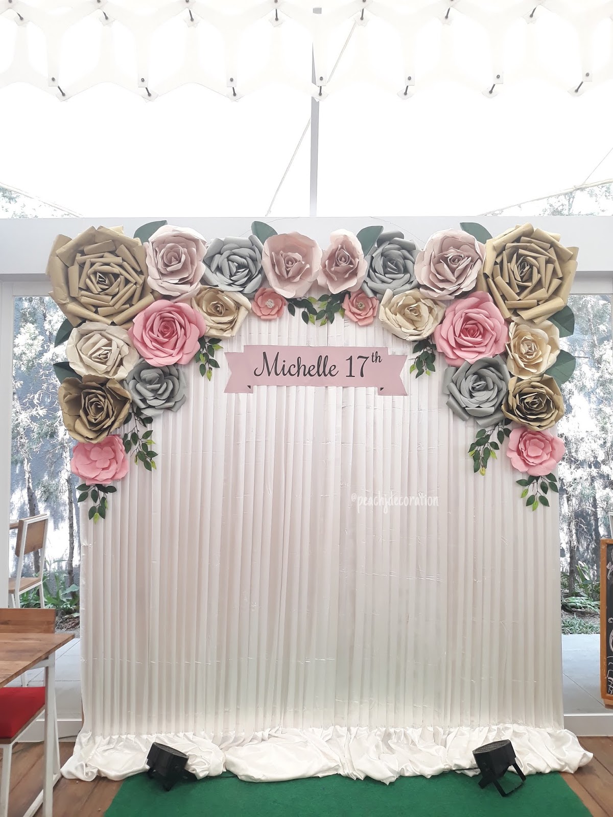 Detail Backdrop Sweet Seventeen Nomer 51