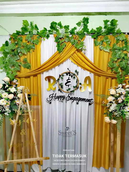 Detail Backdrop Tunangan Nomer 24