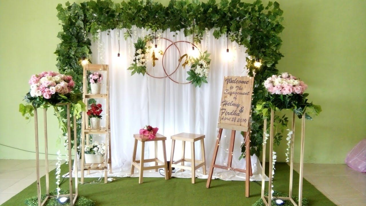 Detail Backdrop Tunangan Simple Nomer 15