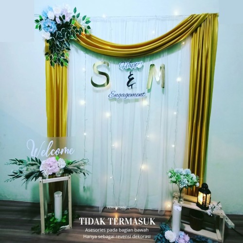 Detail Backdrop Tunangan Simple Nomer 16