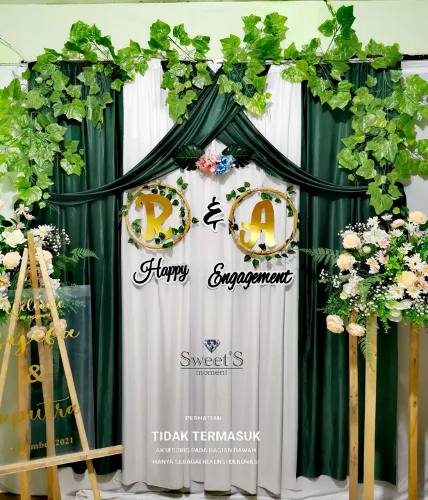 Detail Backdrop Tunangan Simple Nomer 44