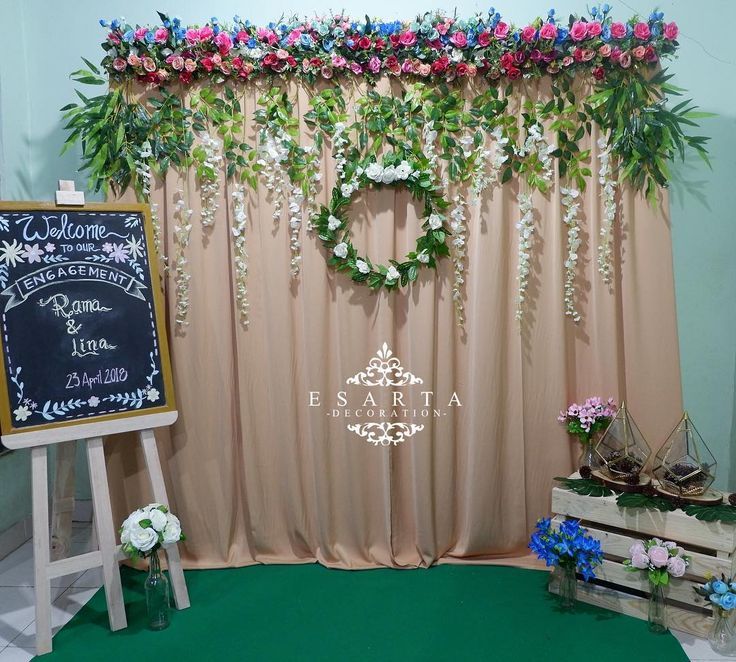 Detail Backdrop Tunangan Simple Nomer 10