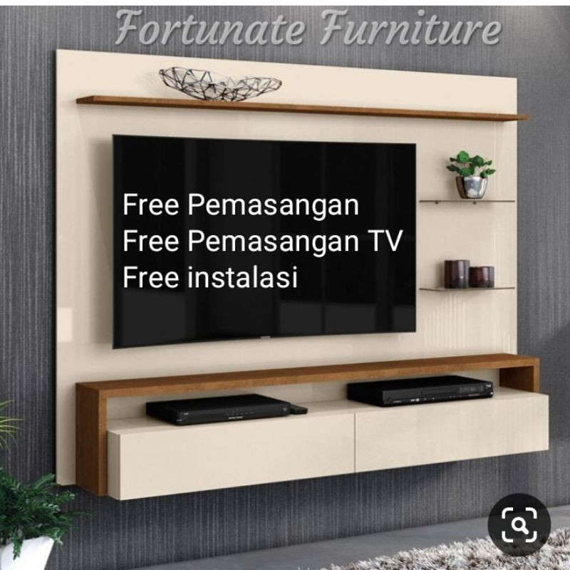 Detail Backdrop Tv Minimalis Modern Nomer 28