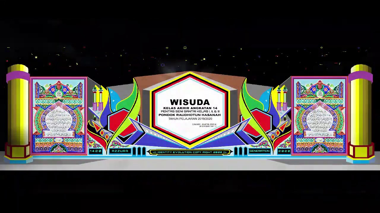 Detail Backdrop Wisuda Cdr Nomer 5