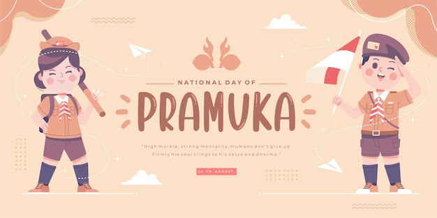 Detail Backgroun Pramuka Nomer 34