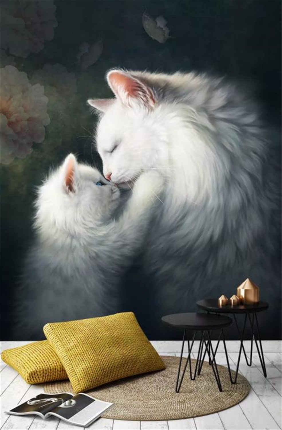 Detail Background 3d Cat Wallpaper Nomer 21