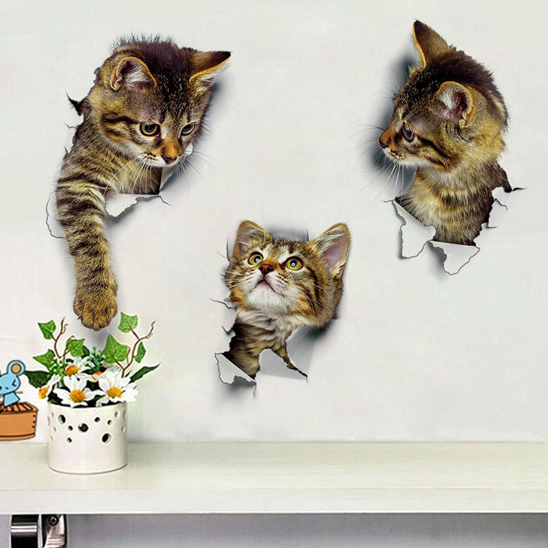 Detail Background 3d Cat Wallpaper Nomer 32