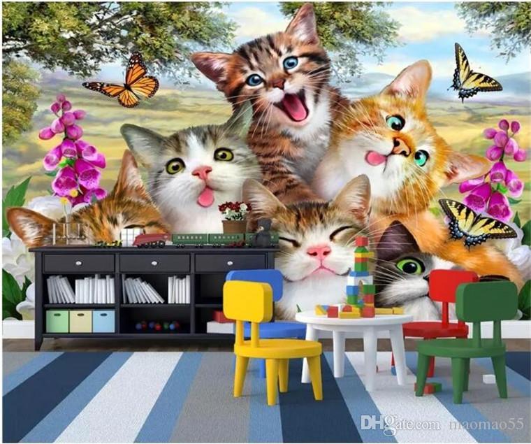 Detail Background 3d Cat Wallpaper Nomer 54