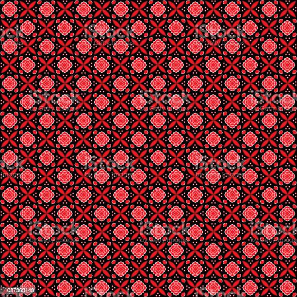 Detail Background Abstrak Batik Nomer 34
