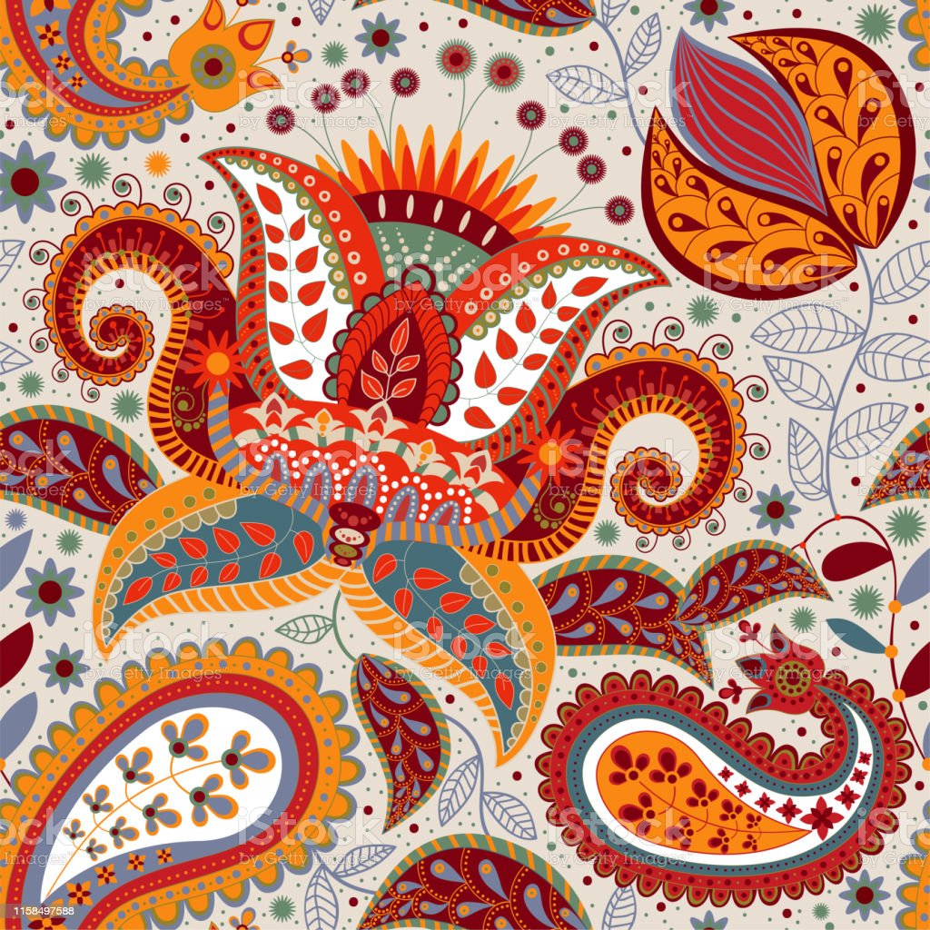 Detail Background Abstrak Batik Nomer 41