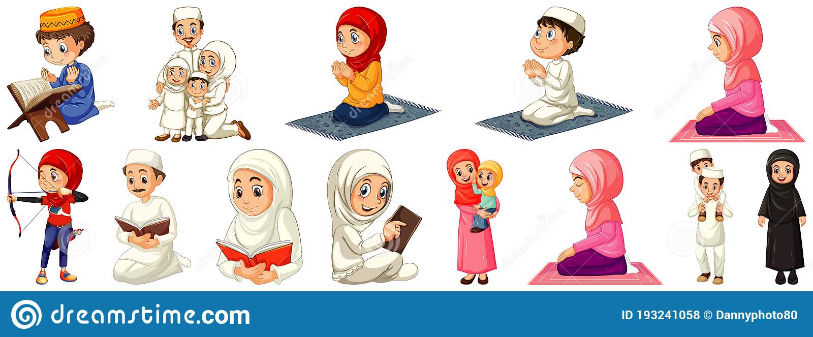 Detail Background Anak Muslim Kartun Nomer 46