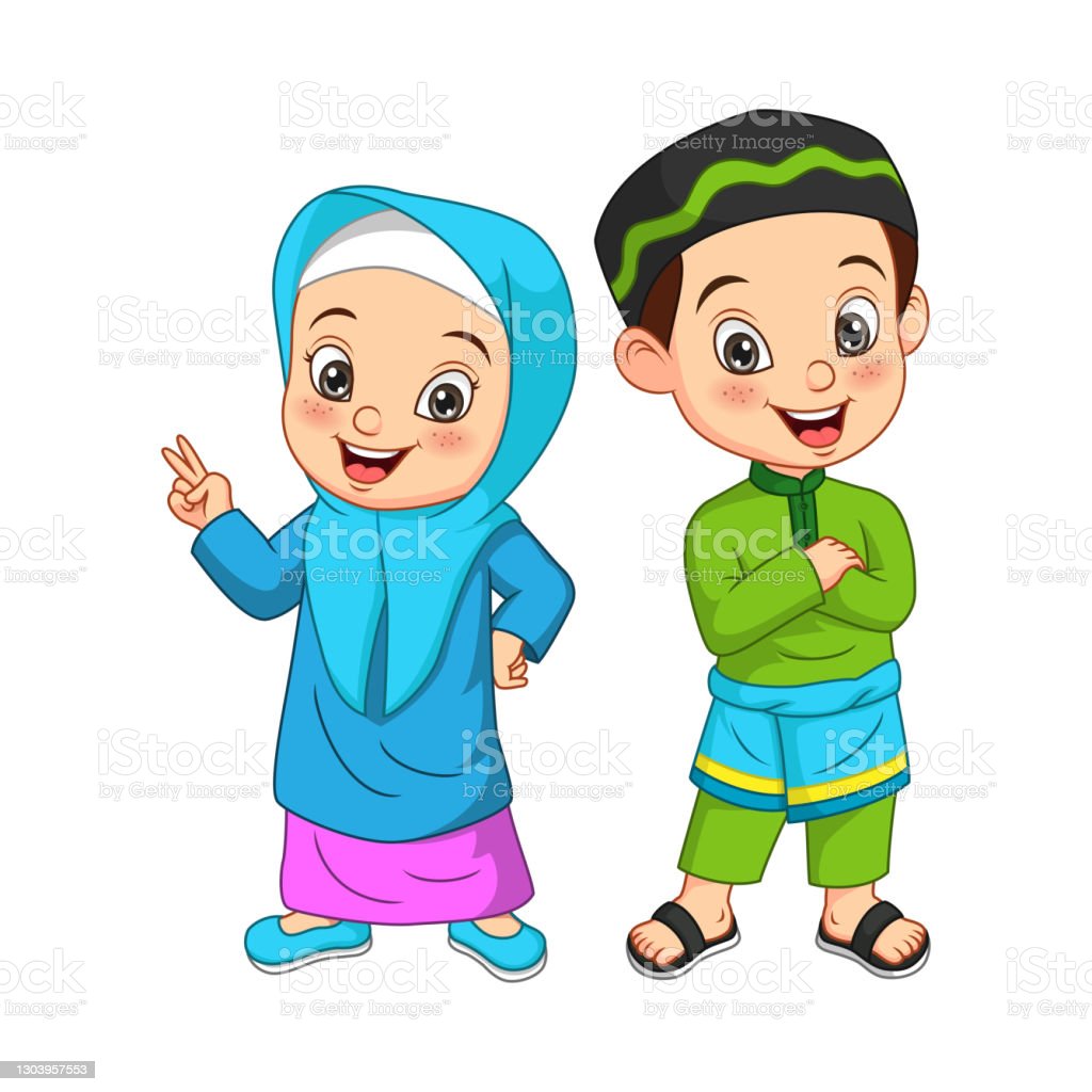 Detail Background Anak Muslim Kartun Nomer 47