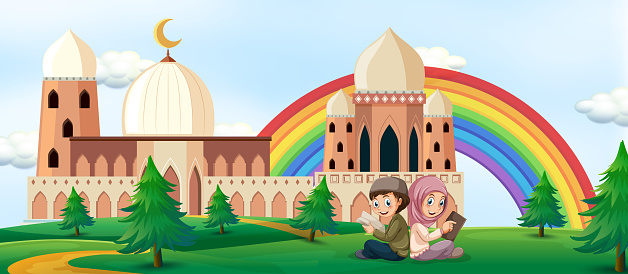 Detail Background Animasi Masjid Nomer 2