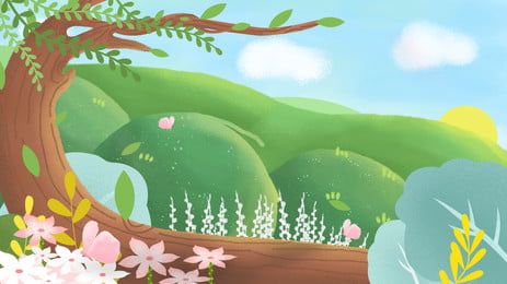 Detail Background Animasi Pohon Nomer 15